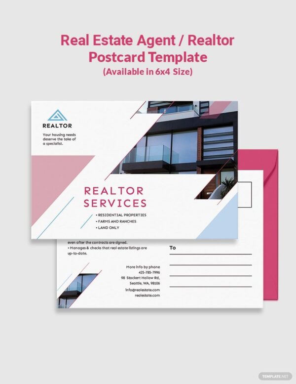 ZITNALTA Studio - Realestate-agent-realtor-Postcard-Template